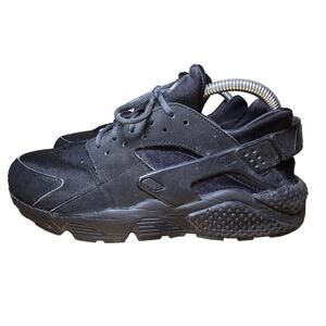 Nike Air Huarache Shoes Womens Sz 8.5  Mens 7 Black 318429-003 Great Condition